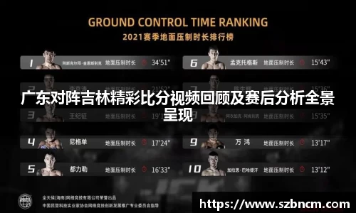 广东对阵吉林精彩比分视频回顾及赛后分析全景呈现